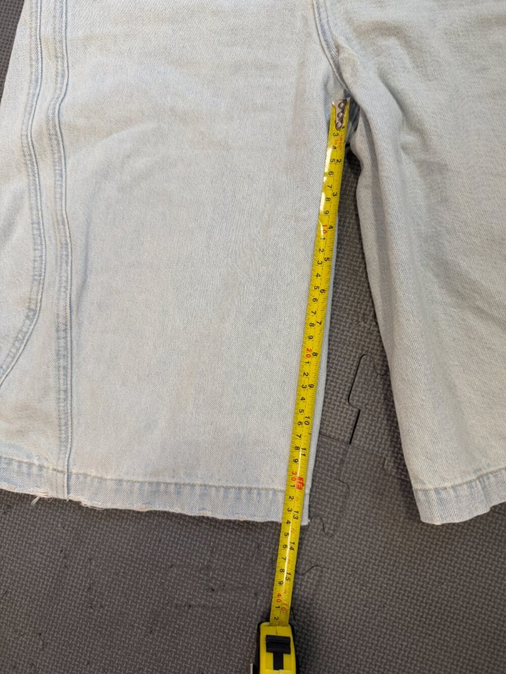 Free People Denim -Culotte Shorts – 28 (oversized)- Light Wash- MSRP $128 - Picture 5 of 14